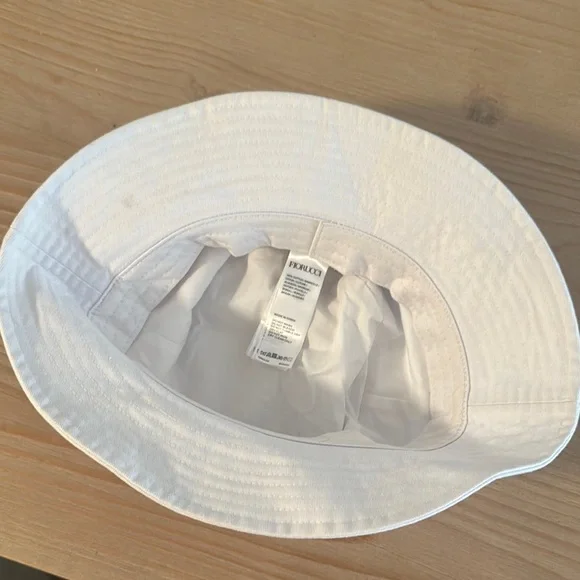 Unisex bucket hat fiorucci white - Picture 3 of 4